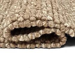 Tapis en laine - Avafors Wool Bubble (marron clair/blanc)