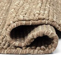 Rund Teppich - Avafors Wool Bubble (hellbraun/weiß)