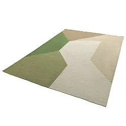 Tapis de laine - Aveiro (vert/multicolore)