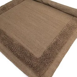 Tapis de laine - Beja (marron foncé)