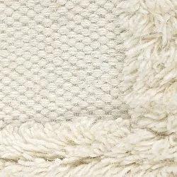 Tapis de laine - Beja (blanc)