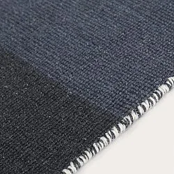 Tapis de laine - Chaves (bleu/gris/blanc)