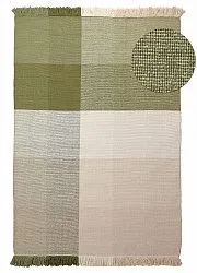 Wollteppich - Chaves (grün/beige)