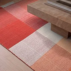 Wollteppich - Chaves (rot/orange)