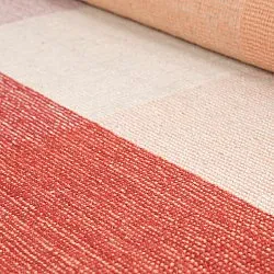 Wollteppich - Chaves (rot/orange)