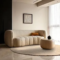 Rund Teppich - Coastal (beige)