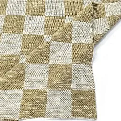 Wollteppich - Dundee (gelb/weiß)