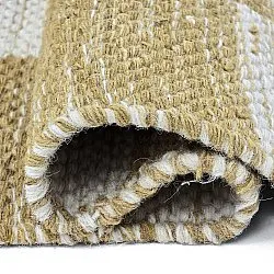 Wollteppich - Dundee (gelb/weiß)