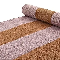 Tapis en laine - Garine (orange/rose)