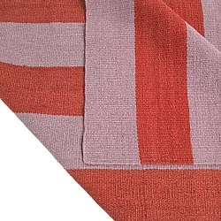 Wollteppich - Garine (rosa/rot)