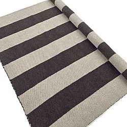 Wollteppich - Garine (schwarz/beige)