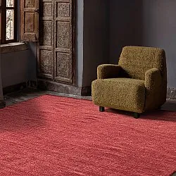 Wollteppich - Hamilton (tiefrot)