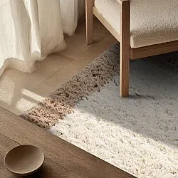 Tapis de laine - Khenifra Handknot Wool Premium (crème/beige)