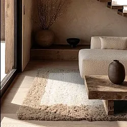 Tapis de laine - Khenifra Handknot Wool Premium (crème/beige)