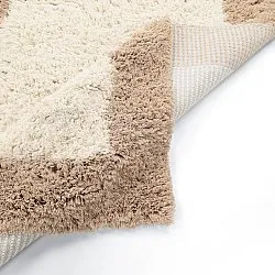 Tapis de laine - Khenifra Handknot Wool Premium (crème/beige)