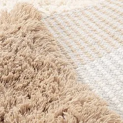 Tapis de laine - Khenifra Handknot Wool Premium (crème/beige)