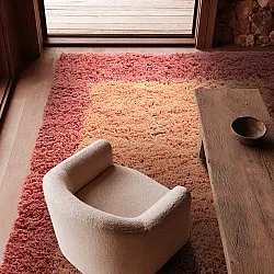 Wollteppich - Khenifra Handknot Wool Premium (orange/rot)