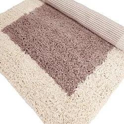 Tapis de laine - Khenifra Handknot Wool Premium (taupe/crème)