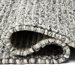 Wollteppich - Mesra (grau/weiß)