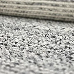 Wollteppich - Mesra (grau/weiß)