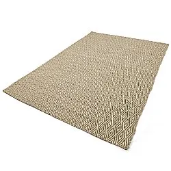 Wollteppich - Monastir (braun/weiß)