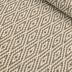 Wollteppich - Monastir (braun/weiß)