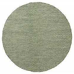 Rund Teppich - Ovelia (grün/weiß)