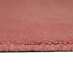 Wollteppich - Rozel Handloom Wool Premium (staubrot)