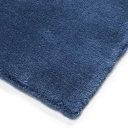 Wollteppich - Rozel Handloom Wool Premium (marineblau)