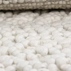 Wollteppich - Sala Irregular Wool Bubble (creme)