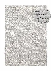 Wollteppich - Sala Irregular Wool Bubble (hellgrau meliert)