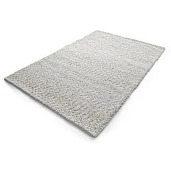 Wollteppich - Sala Irregular Wool Bubble (hellgrau meliert)