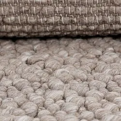 Tapis de laine - Sala Irregular Wool Bubble (taupe/blanc mélange)