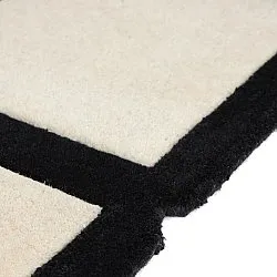 Wollteppich - Syl Hand Tufted Wool Premium (schwarz/weiß)