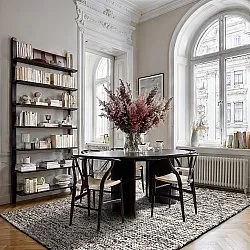 Tapis en laine - Talvia Braided Wool (gris foncé)