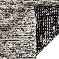 Tapis en laine - Talvia Braided Wool (gris foncé)