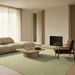 Tapis de laine - Viseu (vert)