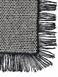 Wollteppich - Pike (schwarz)