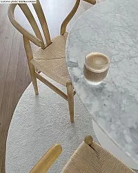 Rund Teppich - Sunayama (weiß)