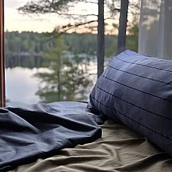 Bettlaken - Asteria (blau)