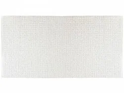 Kunststoffteppiche - Der Horred-Teppich Uni iv Mix (weiß)