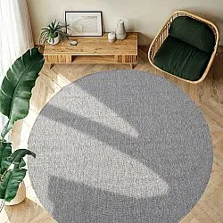 Tapis rond - Intérieur/Extérieur Arlo (gris)