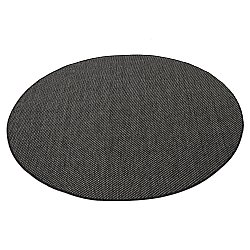 Tapis rond - Indoor/Outdoor Bennett (noir)