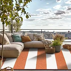 Teppich für innen und außen - Santana (orange)