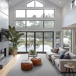 Teppich für innen und außen - Tromsø (braun)