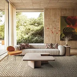 Shaggy intérieur/extérieur - Donora (marron)