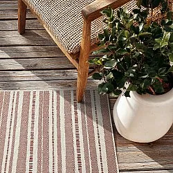 Teppich für innen und außen - Ethan (orange)