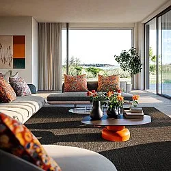 Teppich für innen und außen - Hayden (schwarz)