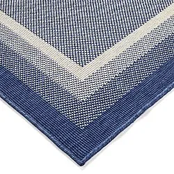 Teppich für innen und außen - Mason (blau)