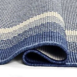 Teppich für innen und außen - Mason (blau)